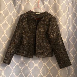 Black and gold Jacket.